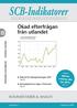 SCB-Indikatorer. Ökad efterfrågan från utlandet. Kommentarer & Analys. I fokus: Tillväxt i nästan alla län 2016 sid 12. Nummer 1 2 februari 2018