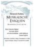 Om Heinrich Schütz' Musikalische Exequien