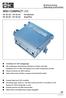 WISI COMPACT LINE. Bruksanvisning Operating instructions. VX 54 AS / VX 55 AS Förstärkare VX 54 AS / VX 55 AS Amplifier