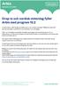 Drop-in och nordisk vinterdag fyller Arbis med program 10.2