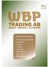 Välkommen till WBP Trading AB!