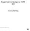 Rapport om övervakningen av EGTS 2010 Sammanfattning