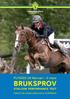 BRUKSPROV STALLION PERFORMANCE TEST
