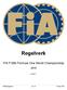 Regelverk. FIA F1BB Formula One World Championship. Version 1. F1BB Regelverk 1 av 13 9 mars 2010