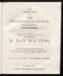 Mag. DAN. BOETHIO, PHILOSOPHIE GRZEC. usu HODIERNO. DISSERTATIO, GUSTAV US W1LH. ÖHMAN, PR/ESIDE. UPSALl^, MAJ. D. XIX. DECEMBRIS. MDCCXGL D. D.