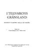 I TILLVARONS GRÄNSLAND