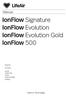 IonFlow Signature IonFlow Evolution IonFlow Evolution Gold IonFlow 500