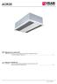 Manual for air curtains ACR IMPORTANT: Read the manual before the product is installed and used. Save the manual for future use...