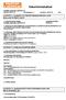Säkerhetsdatablad. Nordflex hydraulic oil HVLP 15 Utfärdat: Versionsnummer: 2 Omarbetat: Sid: 1