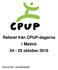 Referat från CPUP-dagarna i Malmö oktober 2016