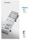 CPX-terminal. Manual elektronik. Mätmodul CPX-CMIX-M1-1. Manual sv 1208a [ ]