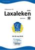 SK Laxen Halmstad. Välkommen till. Laxaleken. Sponsor: maj 2018