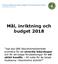 Mål, inriktning och budget 2018