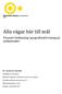 Alla vägar bär till mål