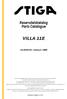 Reservdelskatalog Parts Catalogue VILLA 11E Season 1989