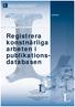 Registrera konstnärliga arbeten i publikationsdatabasen