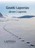Geatki Laponias. Järven i Laponia