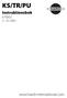 KS/TR/PU. Instruktionsbok S