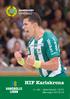 HANDBOLLS LIGAN. HIF Karlskrona. 11 okt Matchstart 19:00 Säsongen 2018/19