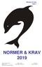 Normer & krav sida 1 NORMER & KRAV 2019