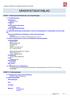 SÄKERHETSDATABLAD. AVSNITT 1: Namnet på ämnet/blandningen och bolaget/företaget Produktbeteckning Handelsnamn.