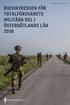 FM :1 bilaga 23. RIKSINTRESSEN FÖr totalförsvarets militära del I ÖSterGötlands LÄN 2018