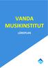 VANDA MUSIKINSTITUT LÄROPLAN