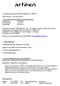 Varuinformationsblad/ Säkerhetsdatablad ( MSDS)