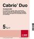 5 L. Duo. Cabrio. Svampmedel