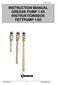 INSTRUCTION MANUAL GREASE PUMP 1:65 INSTRUKTIONSBOK FETTPUMP 1:65