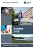 Västra Hisingen stadsdelsnämnd. Budget