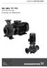 GRUNDFOS INSTRUKTIONER NB, NBG, TP, TPD. ATEX-approved pumps. Monterings- och driftsinstruktion