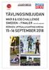 TÄVLINGSINBJUDAN MKR 8 & X30 CHALLENGE SWEDEN FINALER DM UPPLANDS BF RÖRKEN, UPPSALA KARTING ARENA SEPTEMBER 2018