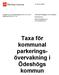 Taxa för kommunal parkeringsövervakning
