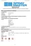 SÄKERHETSDATABLAD MASTER 600 SILVER I enlighet med Förordning (EG) Nr 1907/2006, Bilaga II, ändrad genom Förordning (EG) Nr 453/2010