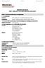 SÄKERHETSDATABLAD SWXP - SWELLEX-P POLYURETHANE SWELLING AGENT