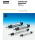 Cylindrar för pneumatik Serie P1A enligt ISO Katalog PDE2564TCSE-ul