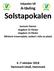 Solstapokalen. A tävling. Inbjudan till. 6 7 oktober 2018 Hammarö ishall, Hammarö