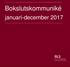 Bokslutskommuniké januari-december 2017