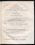 LIBRORUM $ACORUS MICH. SVEDELIÜS, STIP. REG» DALECARLUS. CA TECHETICORUM. Mag. GEORG. FREDER. FANT, SFECIA, HISTORIA ÜPSALU,