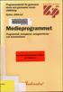 GyYux 1994:12. Medieprogrammet. Programmål, kursplaner, betygskriterier och kommentarer SKOLVERKET
