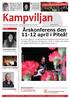 Kampviljan. Årskonferens den april i Piteå! Medlemstidning för Vänsterpartiet Norrbotten. mars 2015