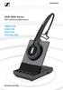SDW 5000 Series SDW 10 HS SDW 3 BS SDW 5 BS BTD 800 USB. Bruksanvisning. DECT Wireless Headset System