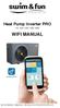 WIFI MANUAL. Heat Pump Inverter PRO. (Art. 1225, 1226, 1238, 1239)