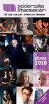 SEP 2018 JAN 2019 ESTRAD OCH TROMBON HÖSTEN I SEPARAT BROSCHYR! SE VÅRT BIO PROGRAM