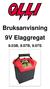 Bruksanvisning 9V Elaggregat 9.03B, 9.07B, 9.07S