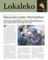 Lokaleko. LEDARE. EMMA TILLBERG, DISTRIKTSCHEF Naturnära jobb i Norrbotten