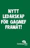 NYTT LEDARSKAP FÖR GAGNEF FRAMÅT!