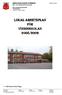 LOKAL ARBETSPLAN FÖR VINSBOSKOLAN 2008/2009