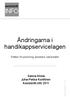 INFO. Ändringarna i handikappservicelagen. Sanna Ahola Juha-Pekka Konttinen Assistentti.info assistentti